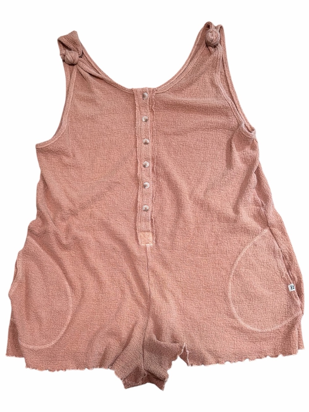 90s y2k billabong sleeveless romper pockets beach summer cami tank scoop button - Picture 2 of 5